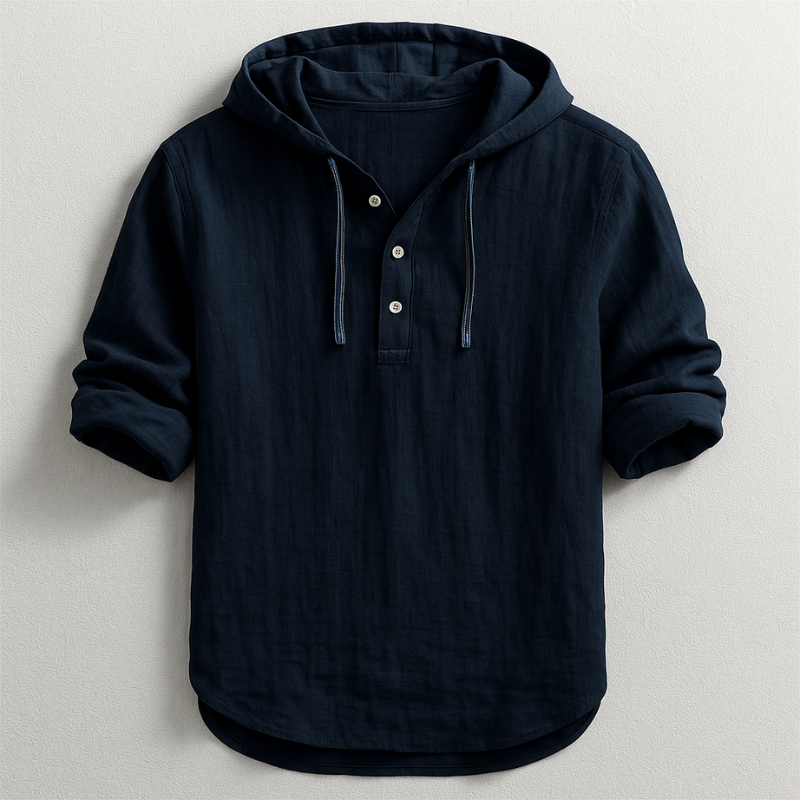 ALDRIN™|SKJORTE MED HETTE