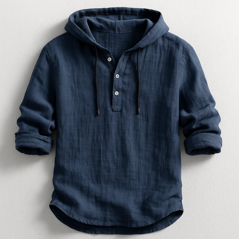 ALDRIN™|SKJORTE MED HETTE