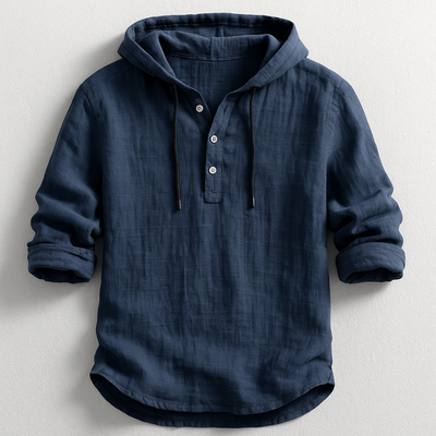 ALDRIN™|SKJORTE MED HETTE