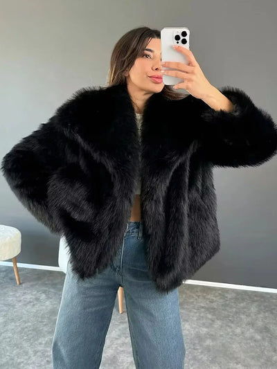 Freya - Faux fur jakke