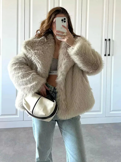 Freya - Faux fur jakke