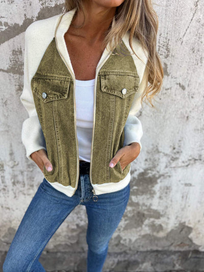Isabella | Casual V-hals Ykkers Jacket
