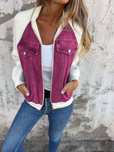 Isabella | Casual V-hals Ykkers Jacket