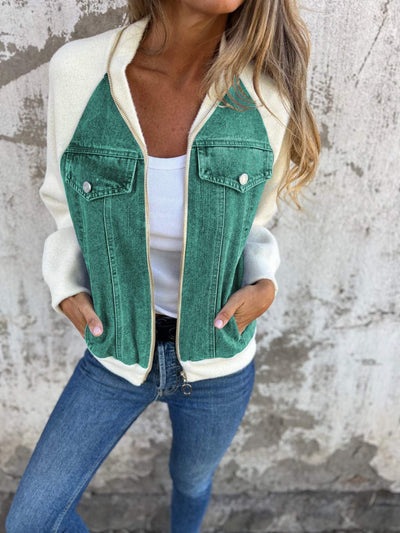 Isabella | Casual V-hals Ykkers Jacket