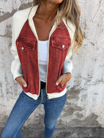 Isabella | Casual V-hals Ykkers Jacket